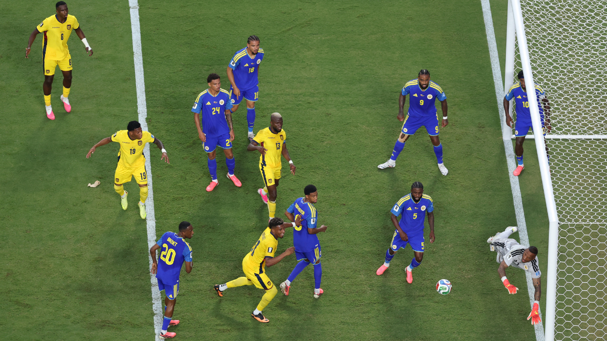 Partido entre Ecuador y Curazao (AFP)