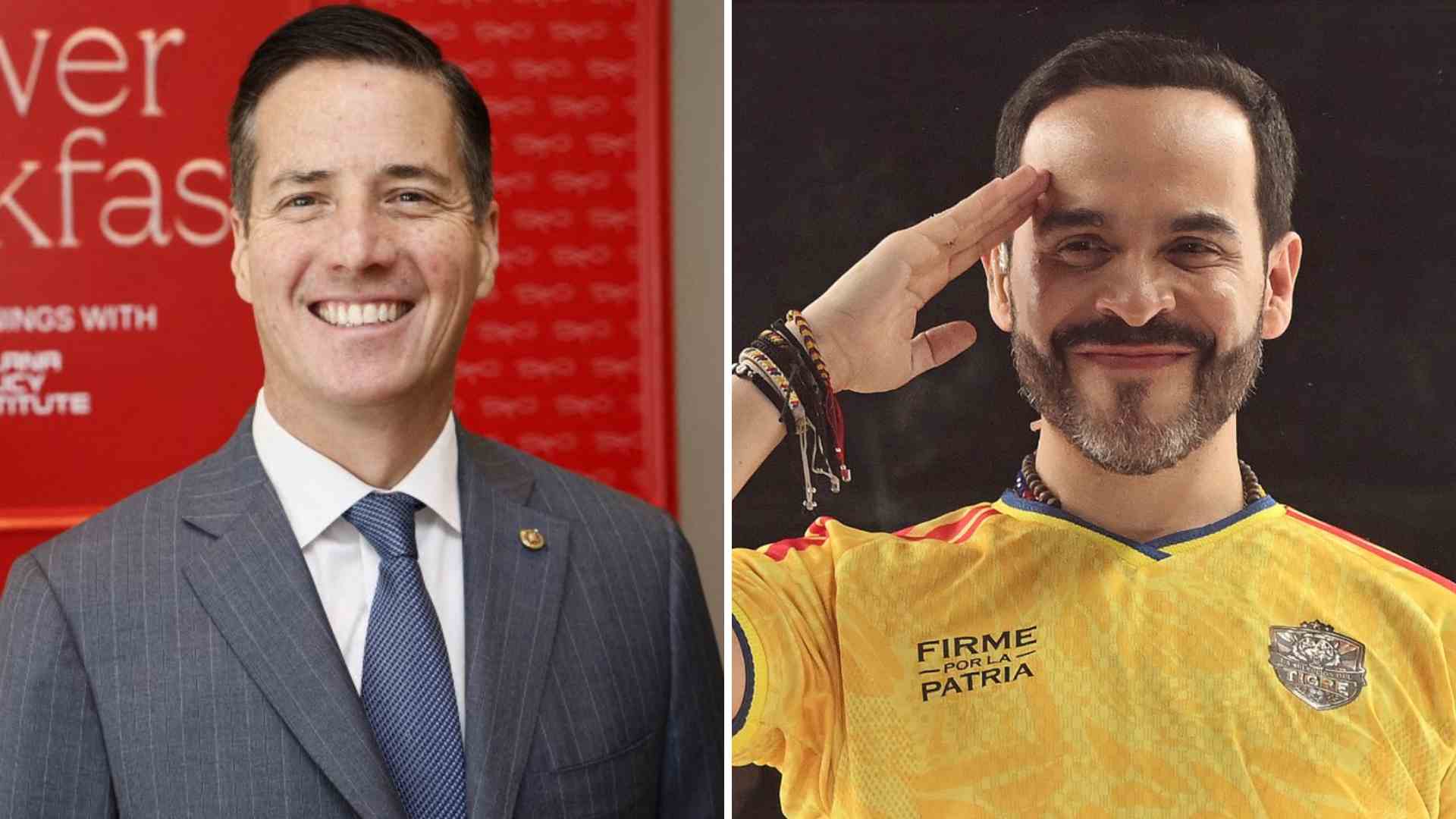 Bernie Moreno y Abelardo de la Espriella - AFP