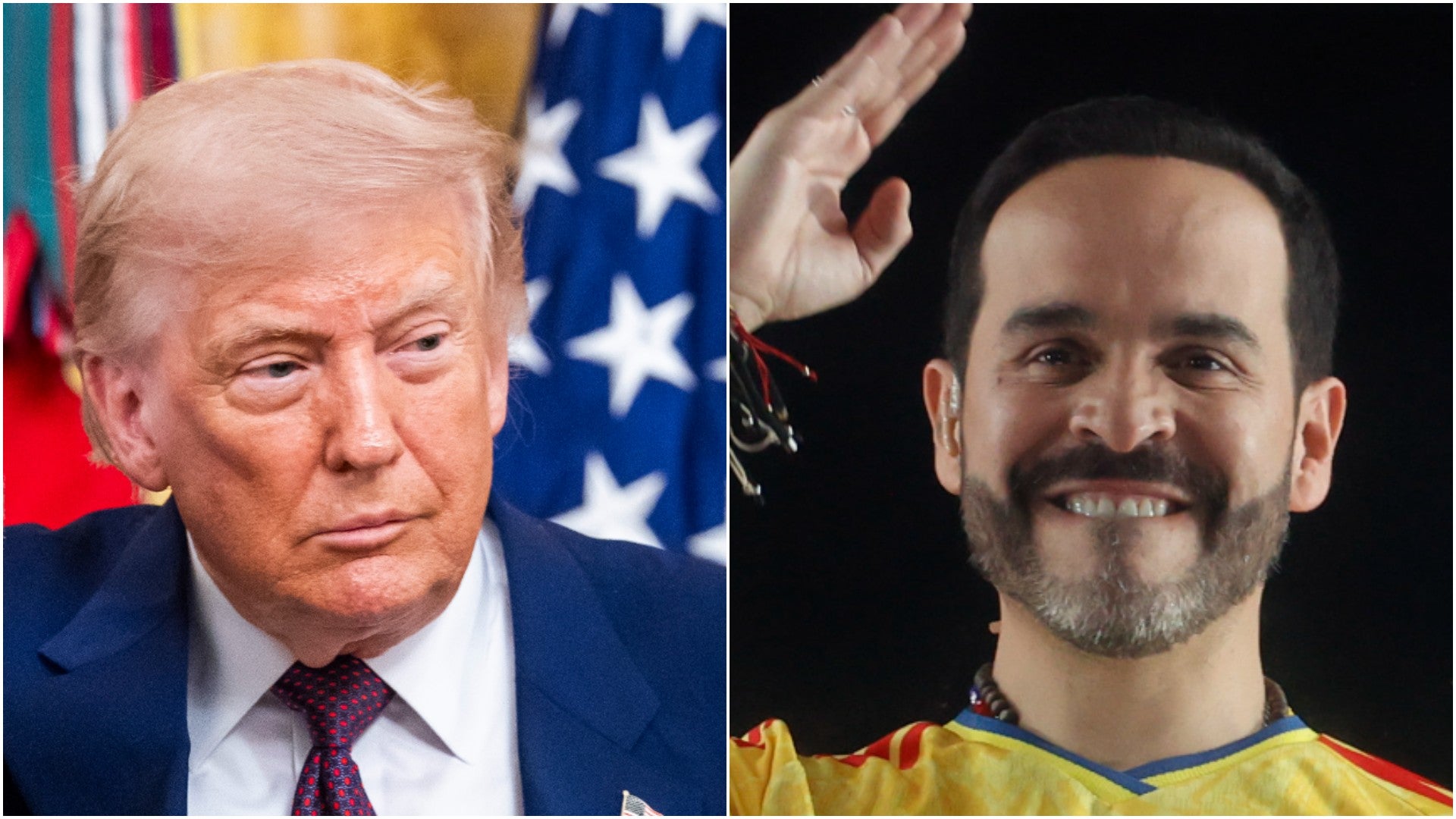 Donald Trump, presidente de Estados Unidos / Abelardo de la Espriella, presidente electo de Colombia - Fotos: EFE