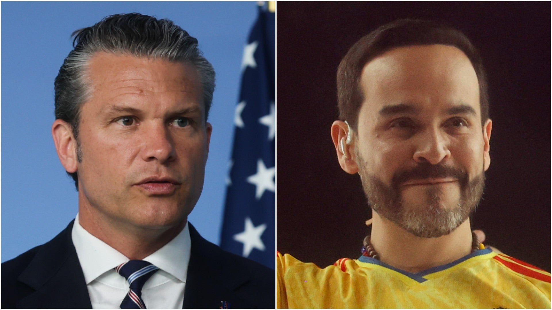 Pete Hegseth, secretario de Guerra de Estados Unidos / Abelardo de la Espriella, presidente electo de Colombia - Fotos: EFE