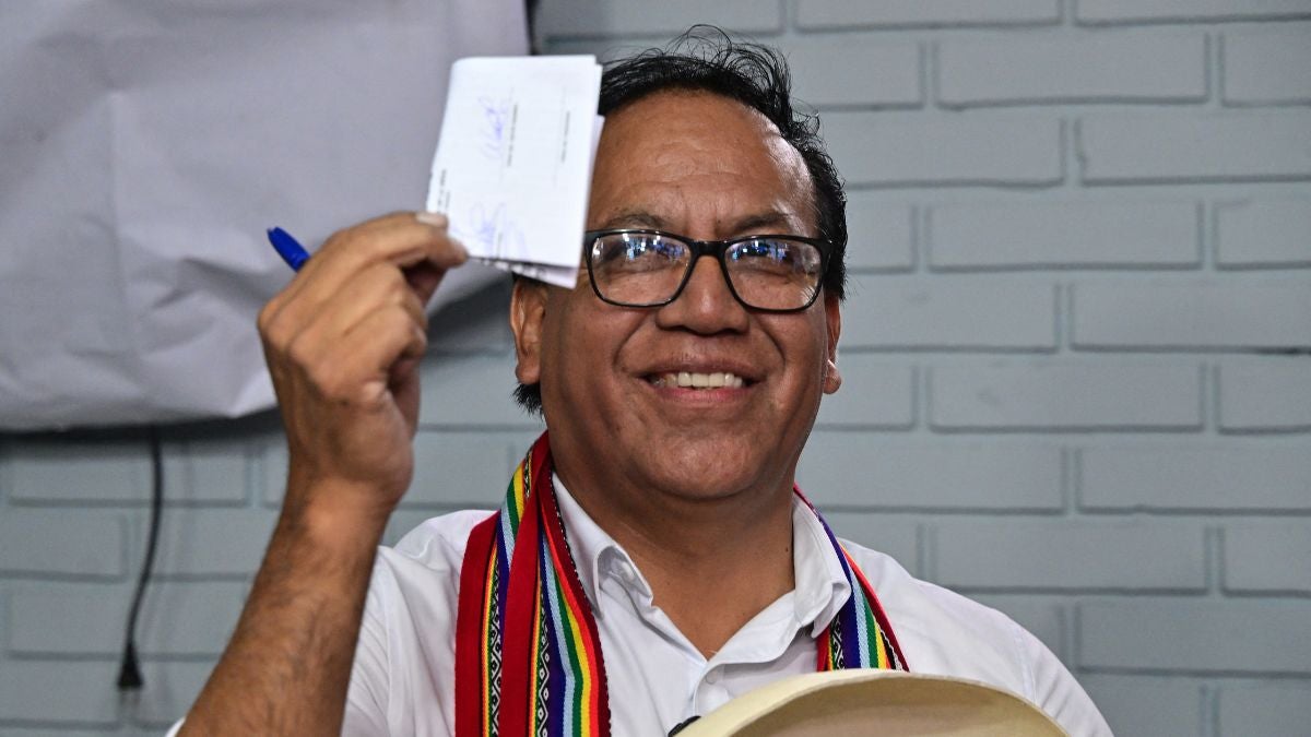 Roberto Sánchez, candidato presidencial peruano (AFP)