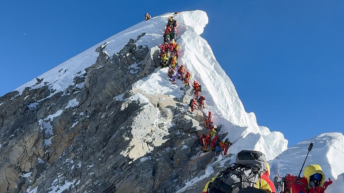 Cumbre del Everest (AFP)