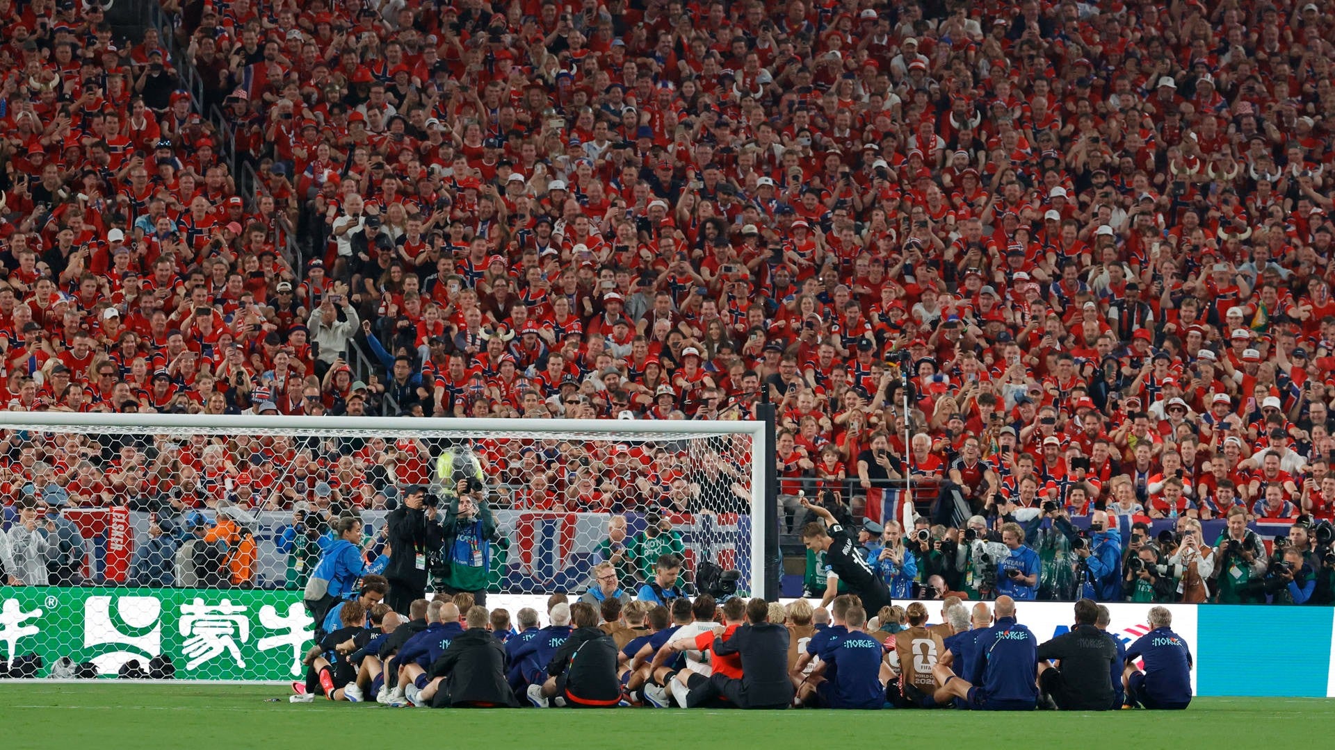 Selección de Noruega celebra triunfo ante Senegal en el Mundial 2026 - Foto: EFE