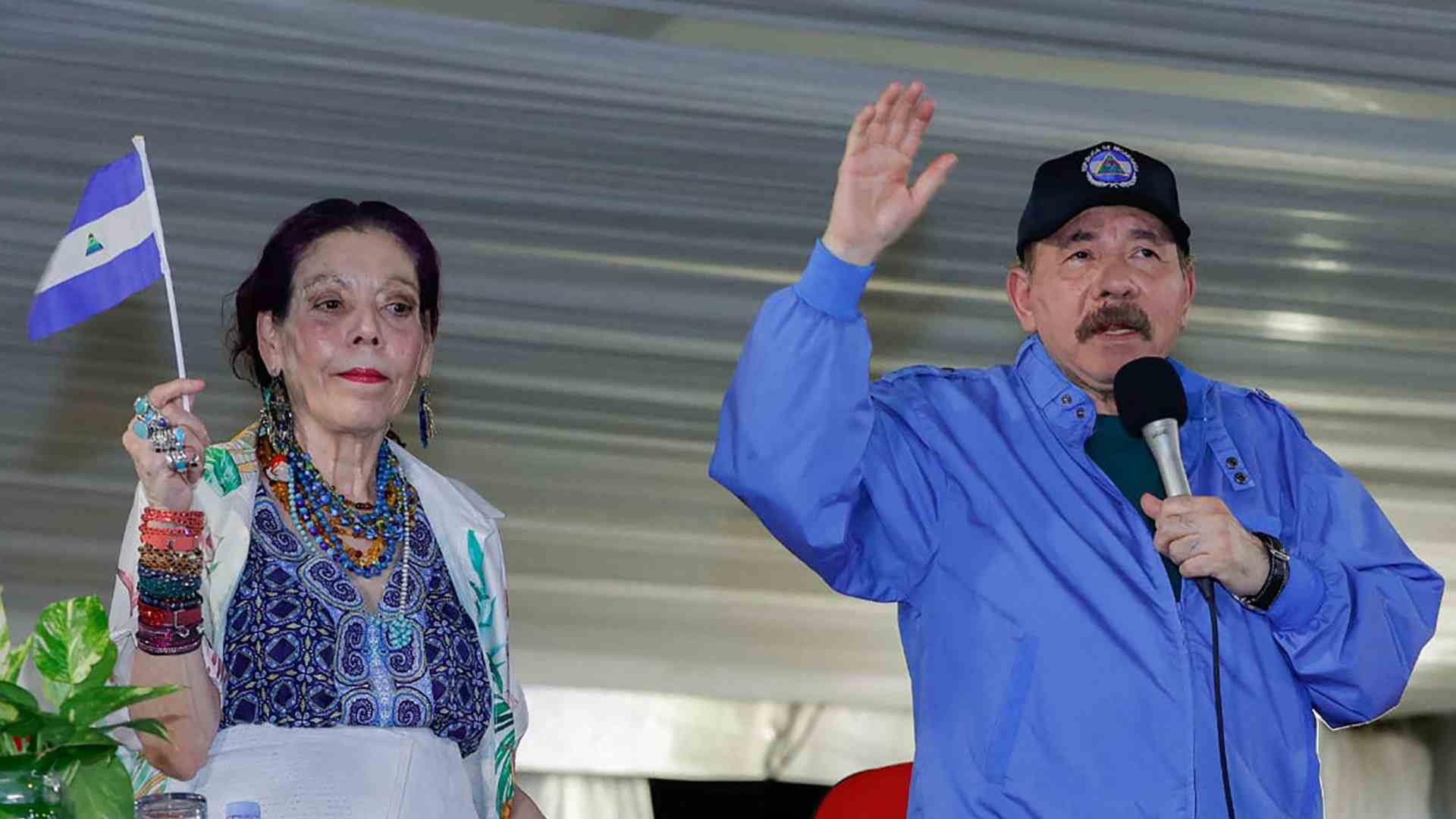 Rosario Murillo y Daniel Ortega - AFP