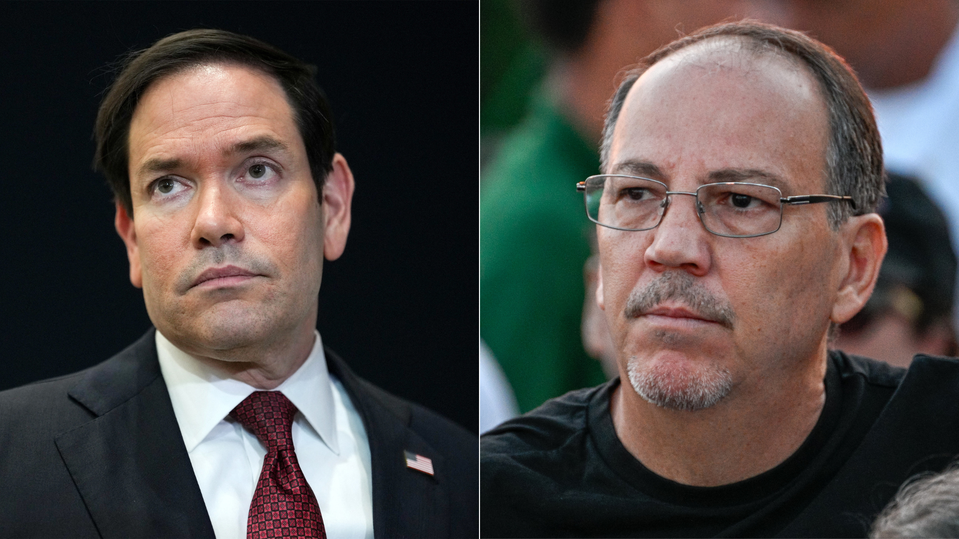 Marco Rubio y Alejandro Castro, hijo de Raúl Castro | Foto: AFP