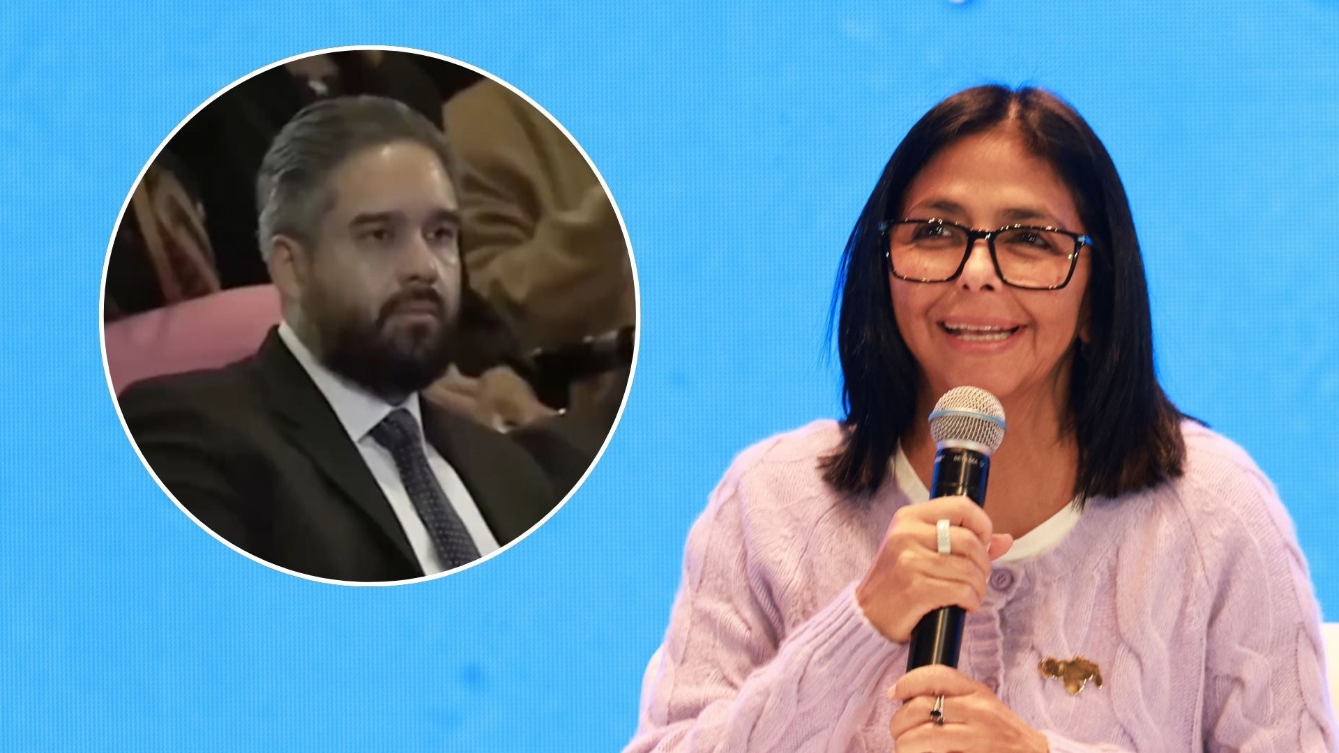 Nicolás Maduro Guerra, hijo del dictador Nicolás Maduro / Delcy Rodríguez, jefe encargada del régimen venezolano - Fotos: X / EFE