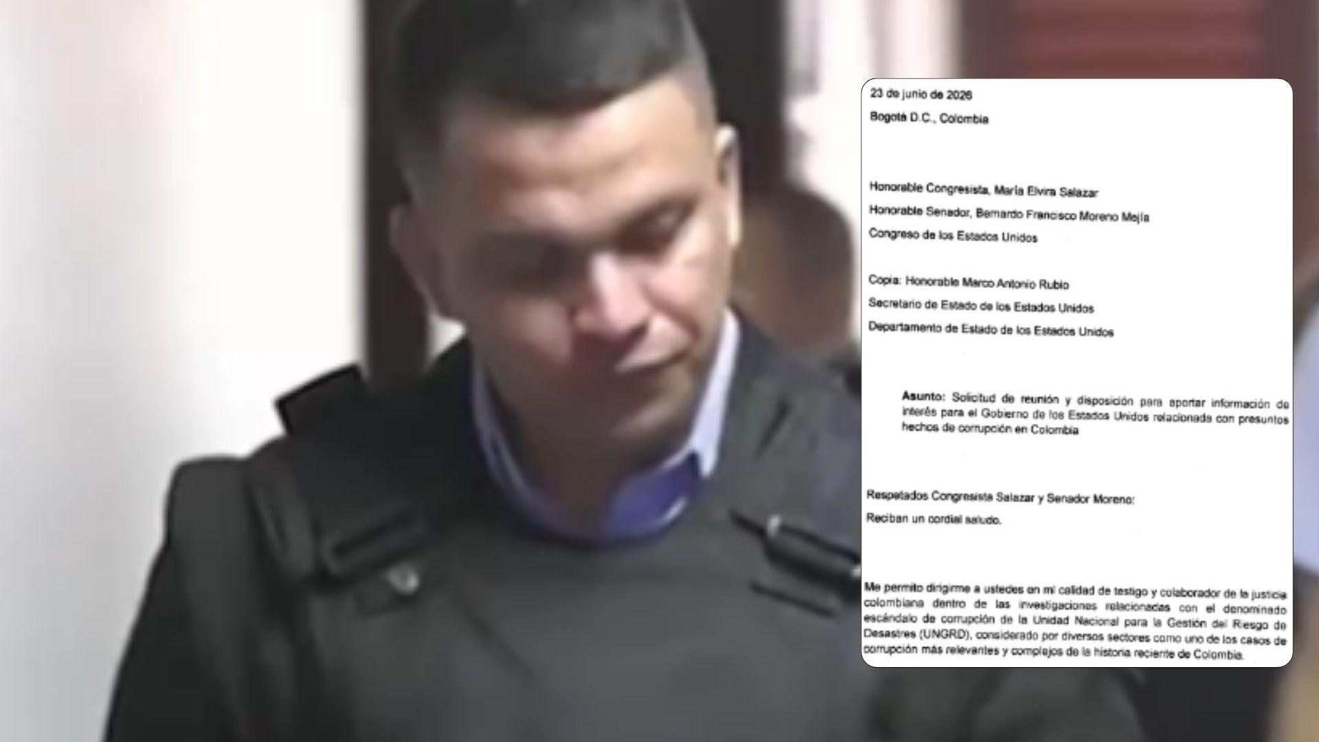 Sneyder Pinilla, exsubdirector de la UNGRD - Foto de referencia: X