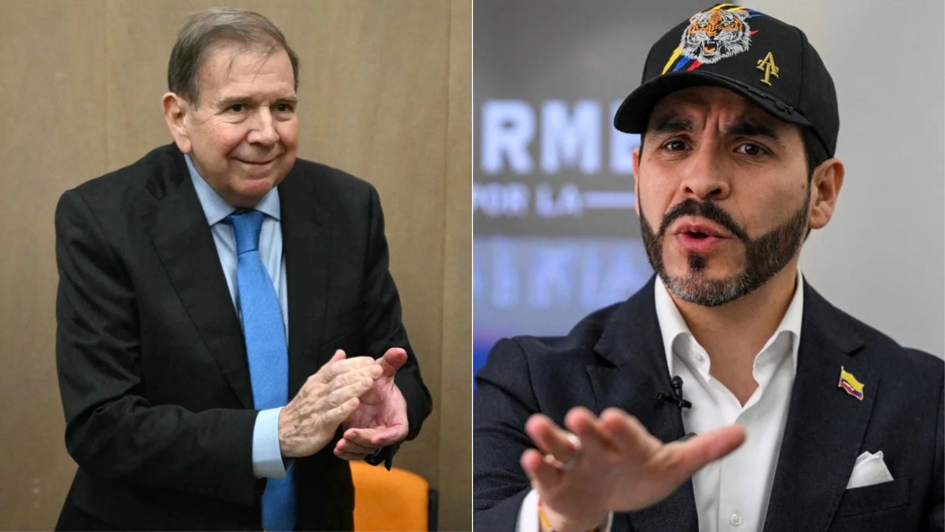 Edmundo González y Abelardo de la Espriella - Fotos: AFP
