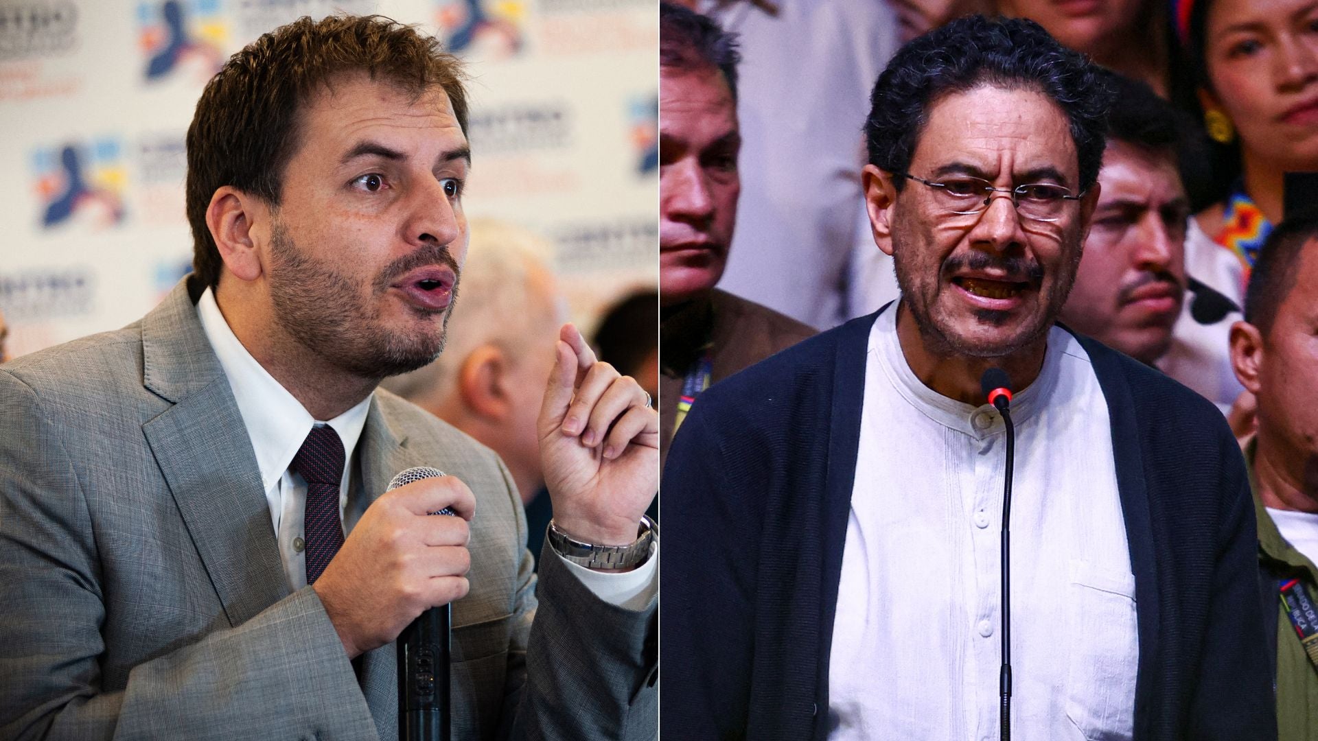 Andrés Forero/ Iván Cepeda - Fotos AFP