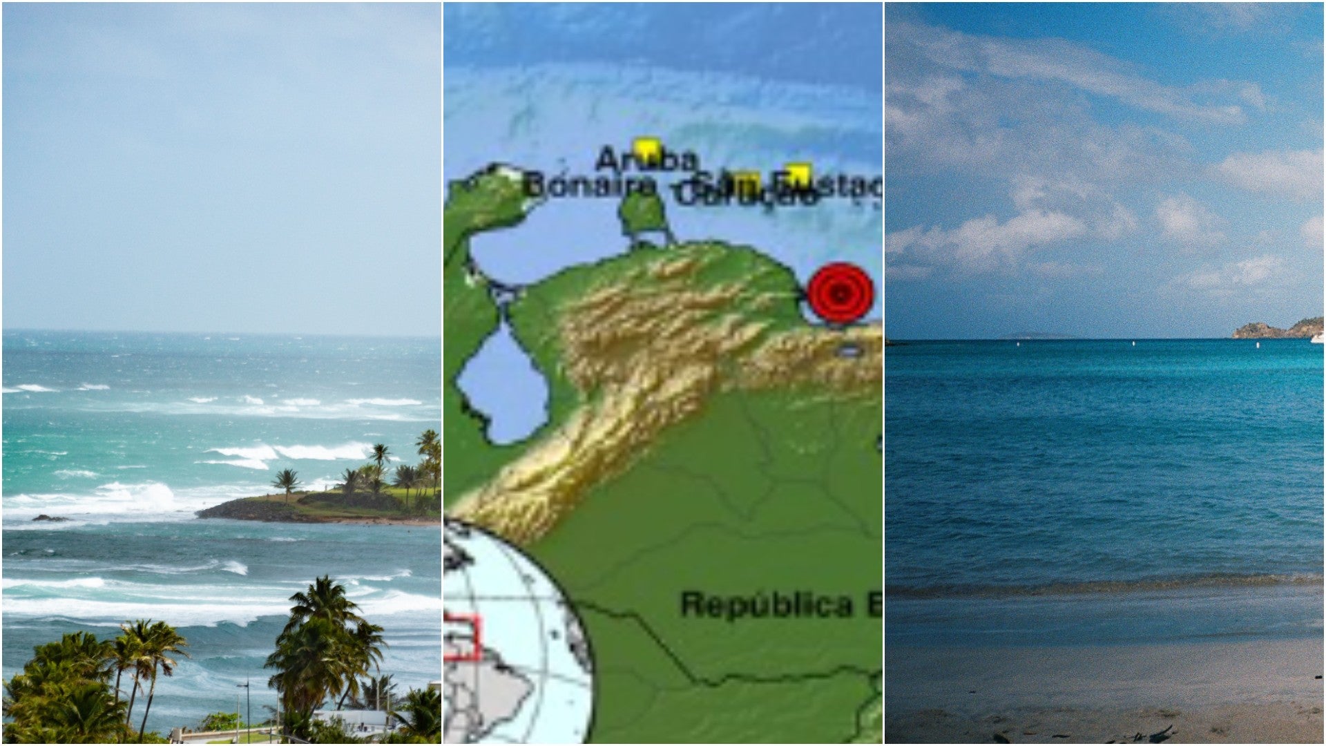 Playa en San Juan de Puerto Rico / Sismo en Venezuela / Playa en Islas Vírgenes: Fotos: Pexels / X
