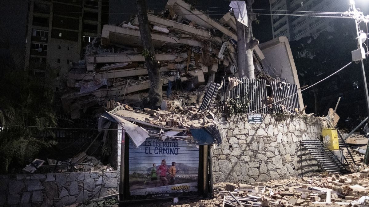 Terremoto en Caracas (AFP)