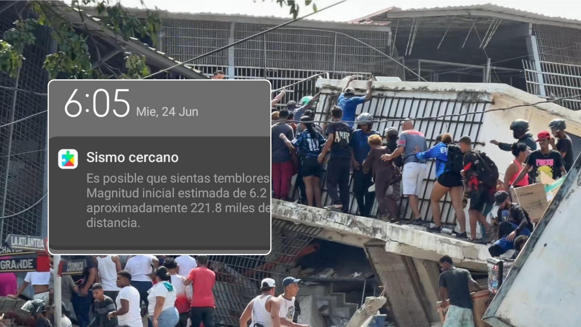 Terremoto en Venezuela - Foto: EFE - AFP