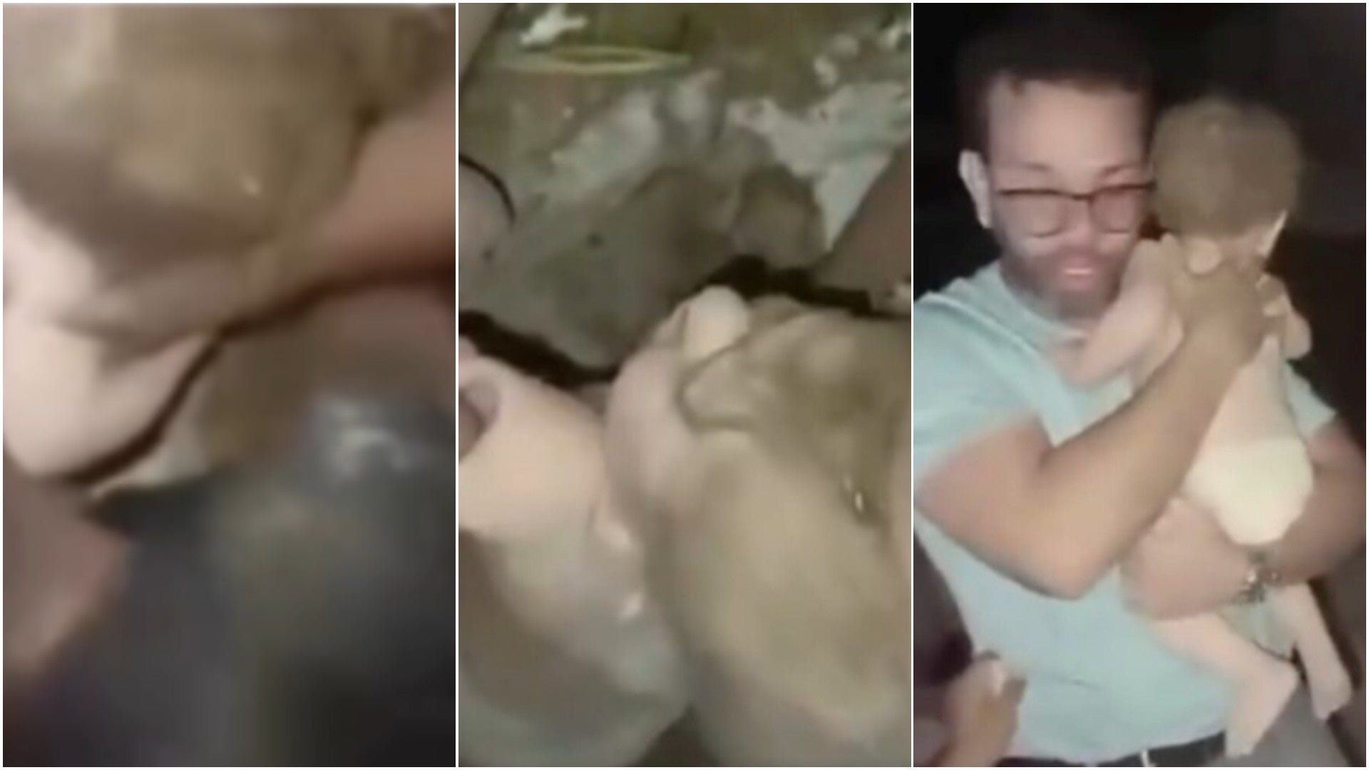 Bebé rescatado en La Guaira, Venezuela, tras devastador terremoto - Fotos: X