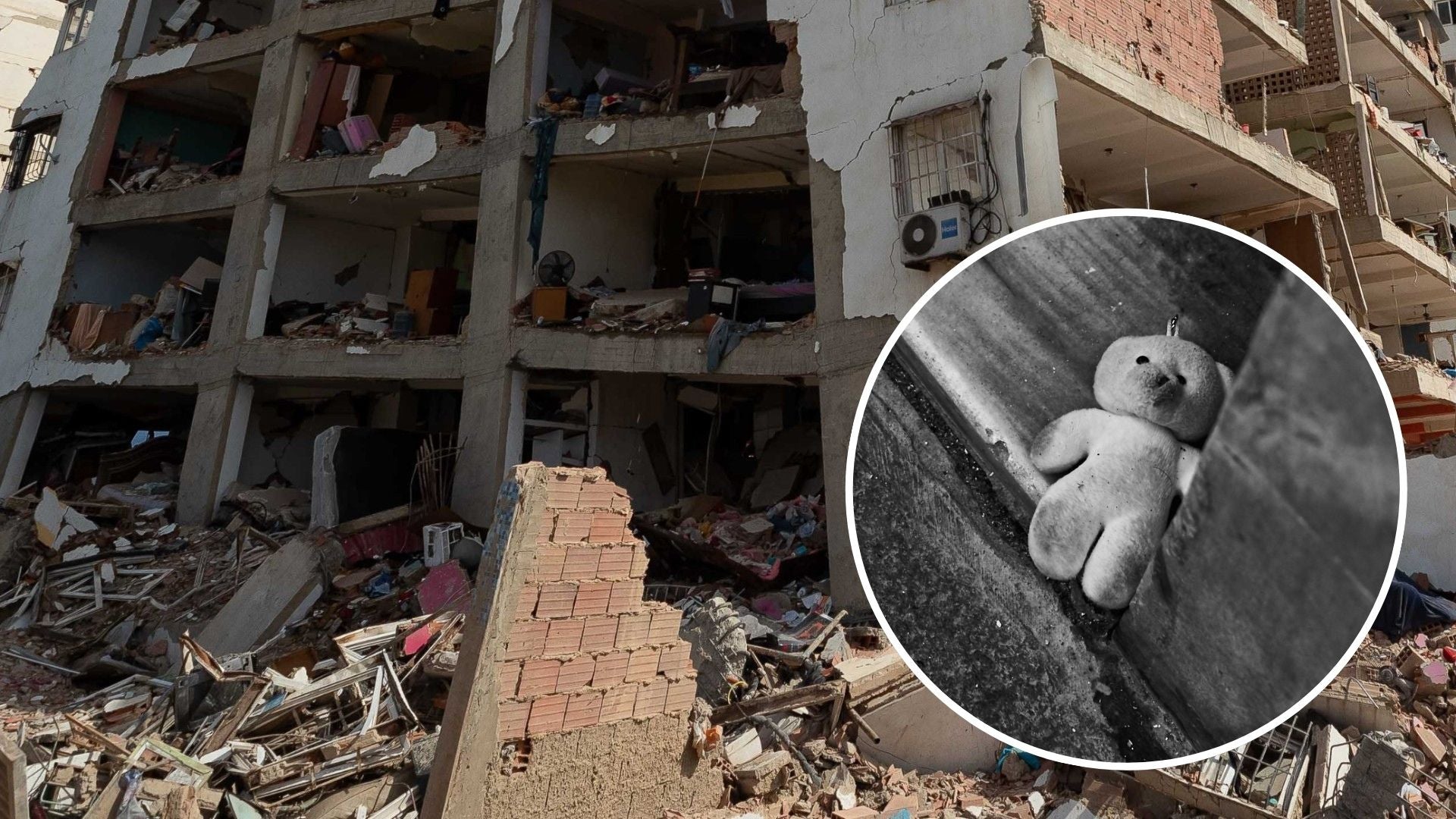 Daños ocasionados por terremotos registrados en Venezuela / Oso de peluche - Fotos: EFE / Pexels