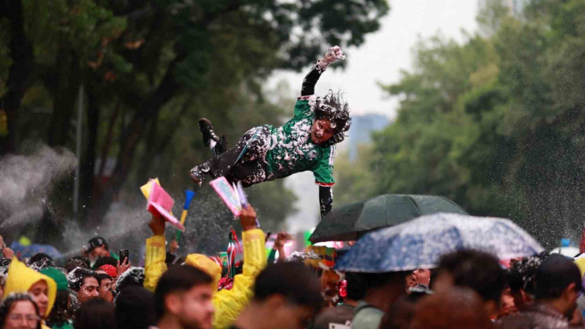 Celebraciones por partido México vs Ecuador - AFP