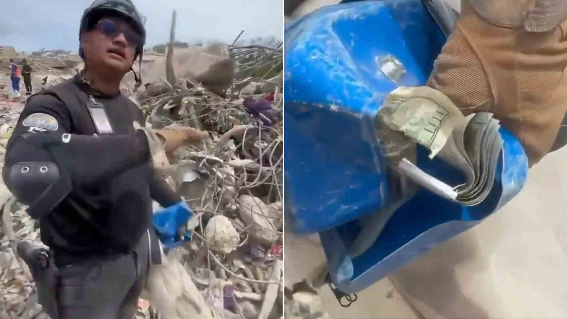 Robos de policías en La Guaira, Venezuela - Captura de video