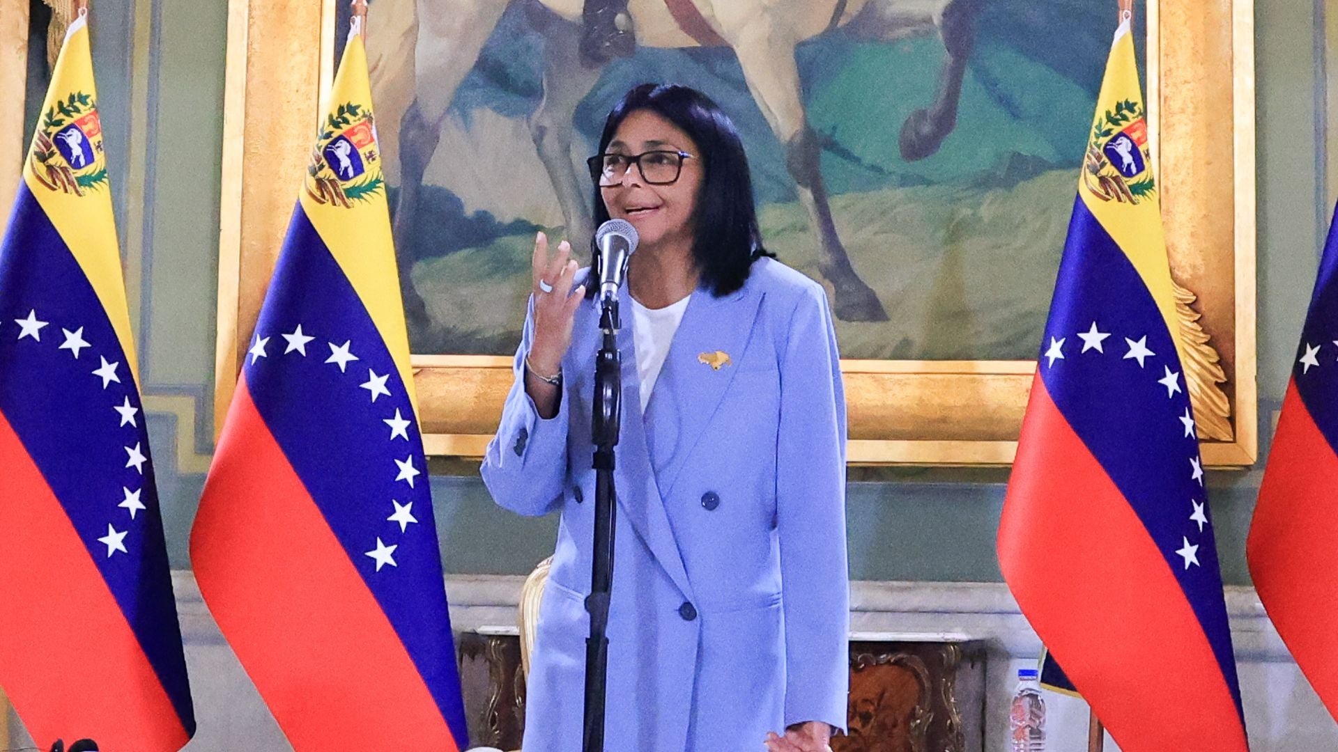 Delcy Rodríguez - Foto AFP