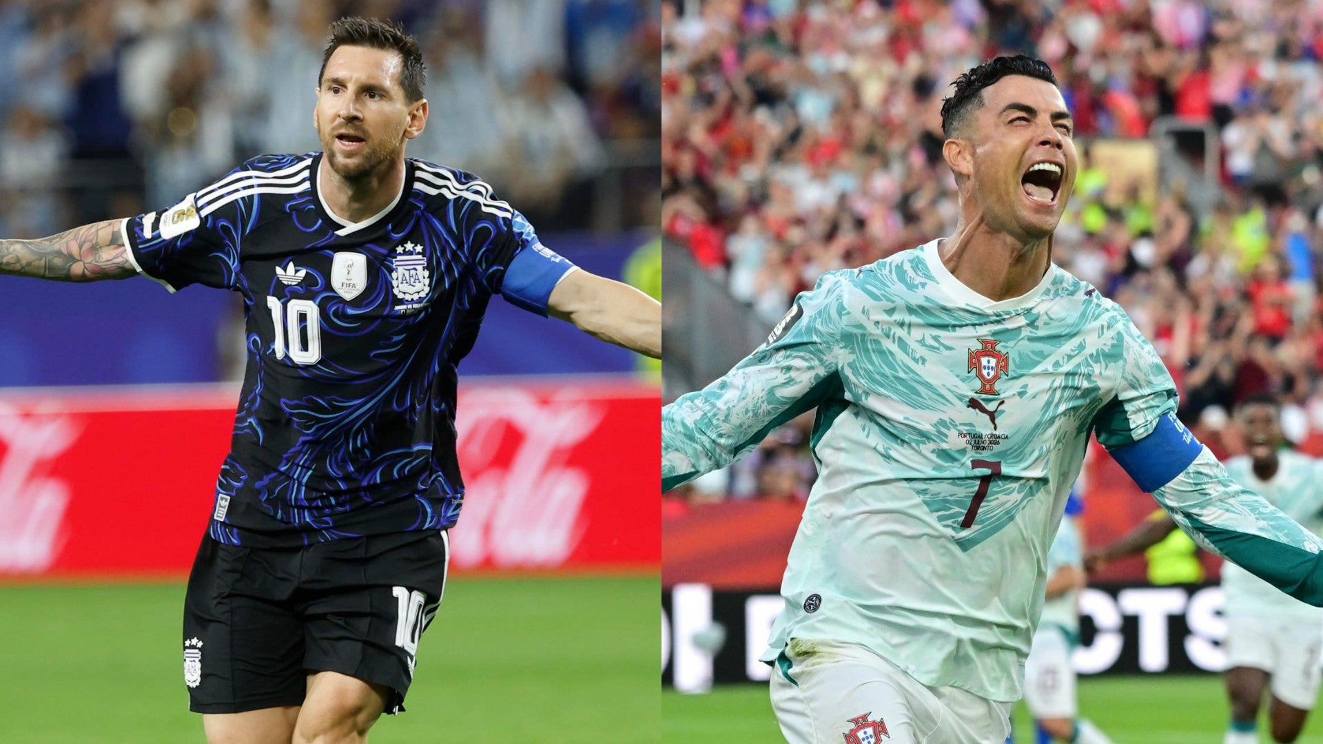 Messi y Cristiano Ronaldo en el Mundial 2026. (EFE)