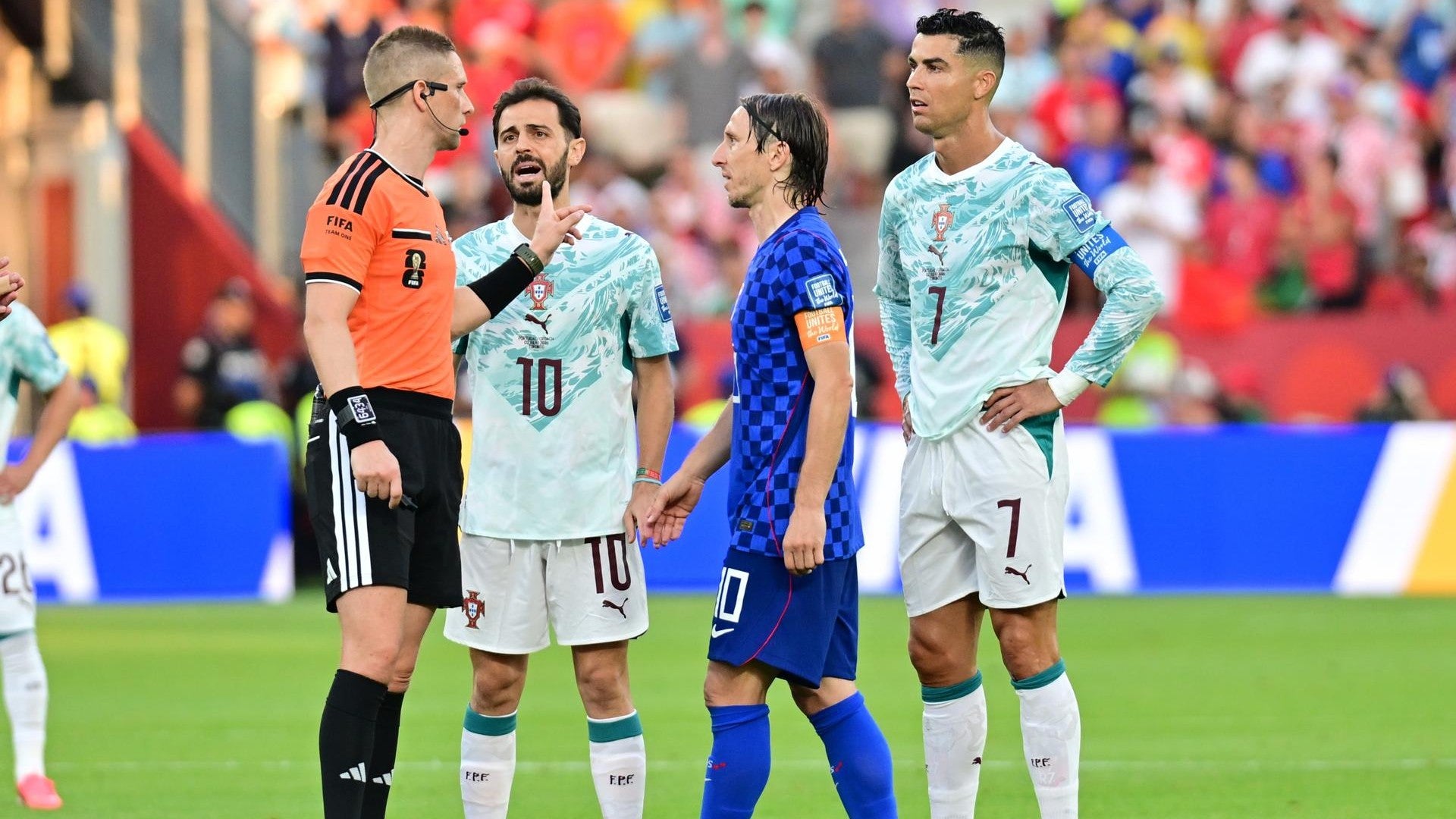 Partido de Croacia ante Portugal en el Mundial 2026 - Foto: EFE