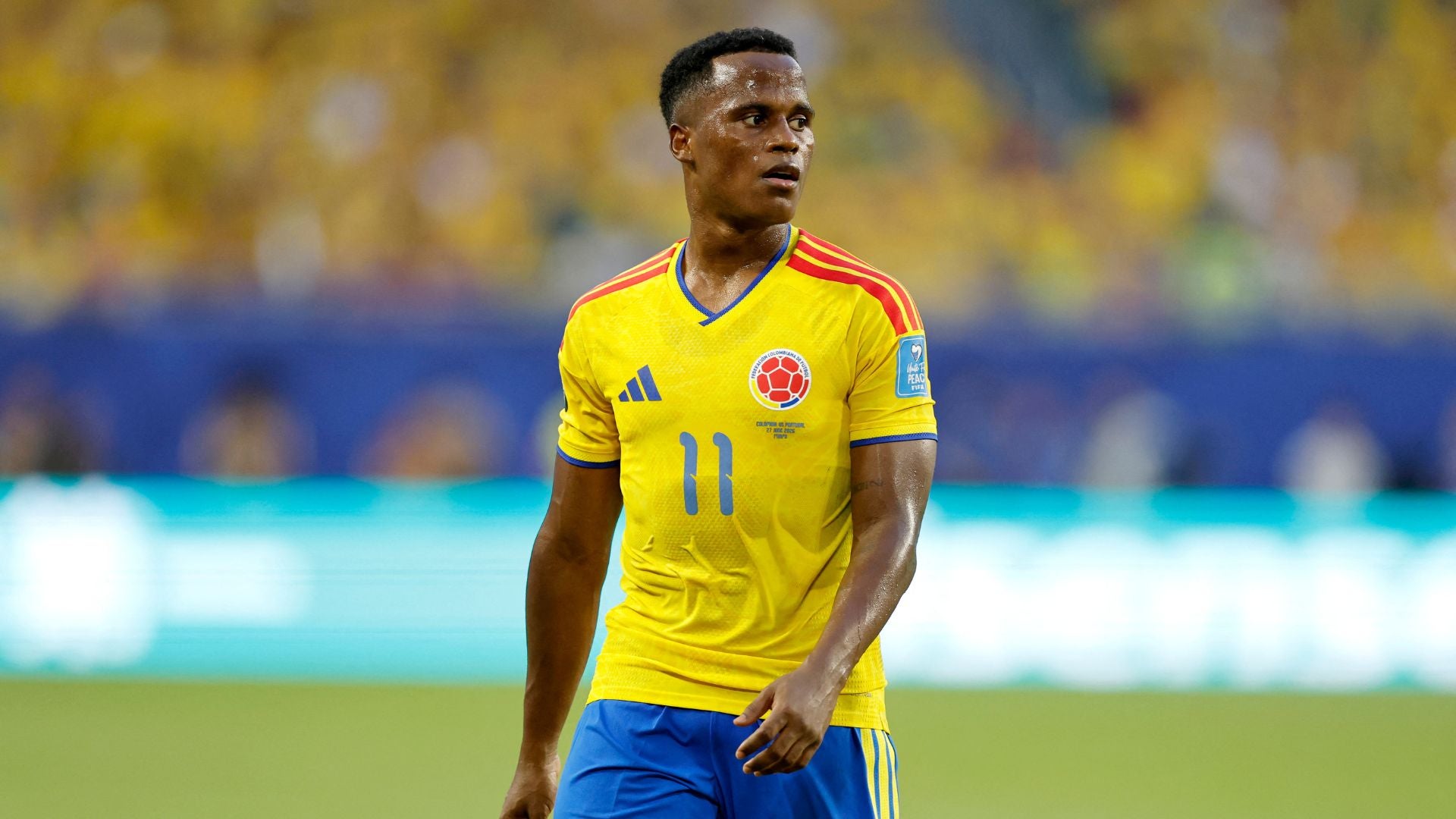 Jhon Arias, mediocampista de la Selección Colombia - Foto: AFP
