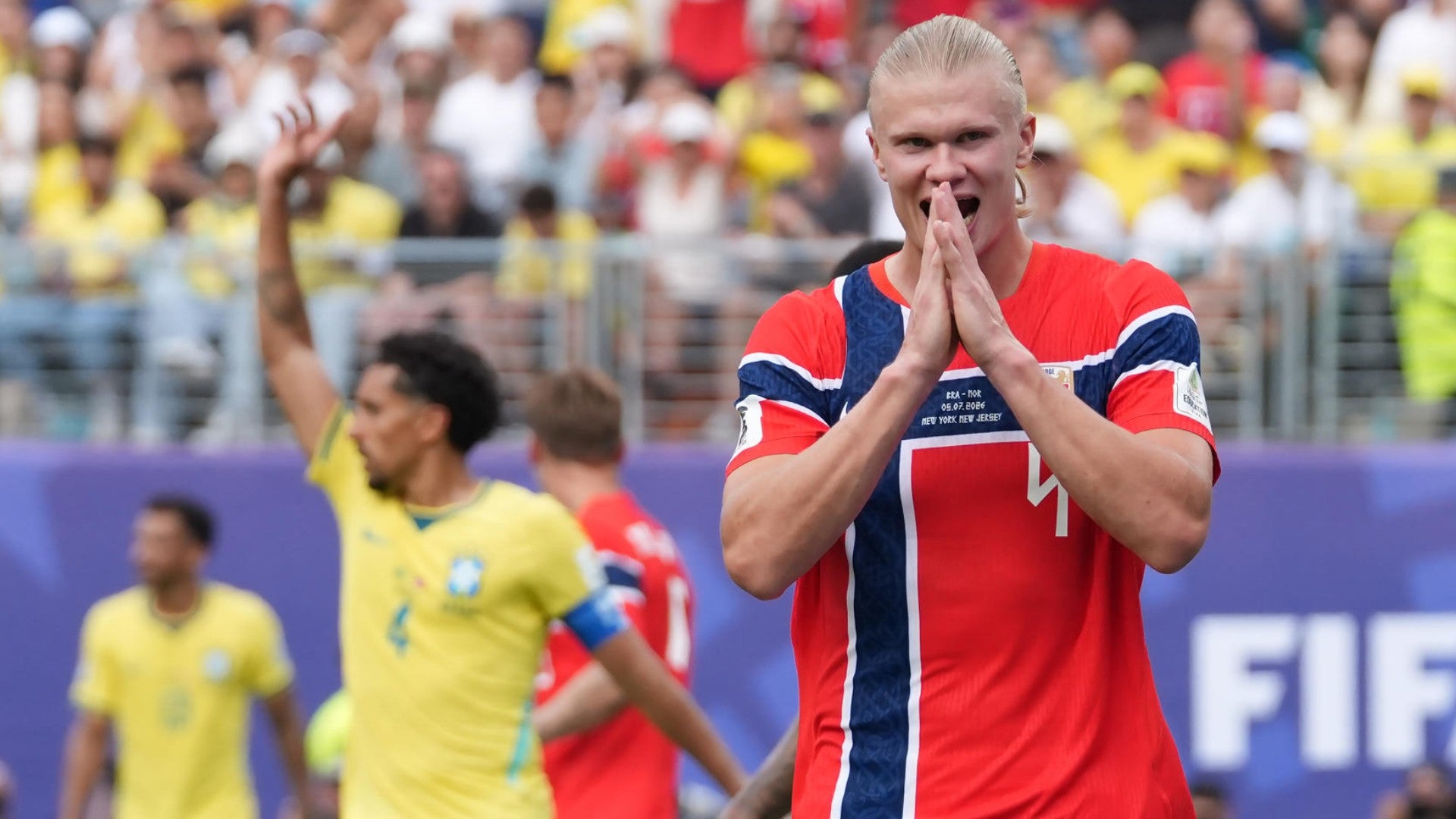 Erling Haaland, delantero de Noruega / FOTO: EFE