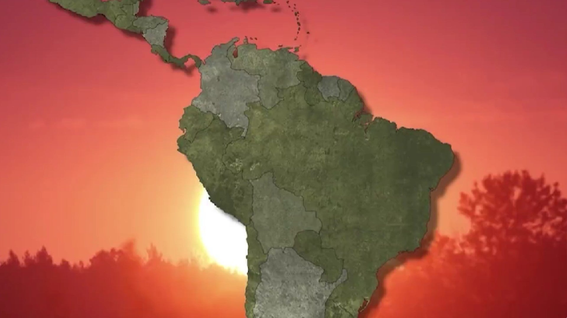 Mapa de Suramérica / FOTO: Captura de pantalla