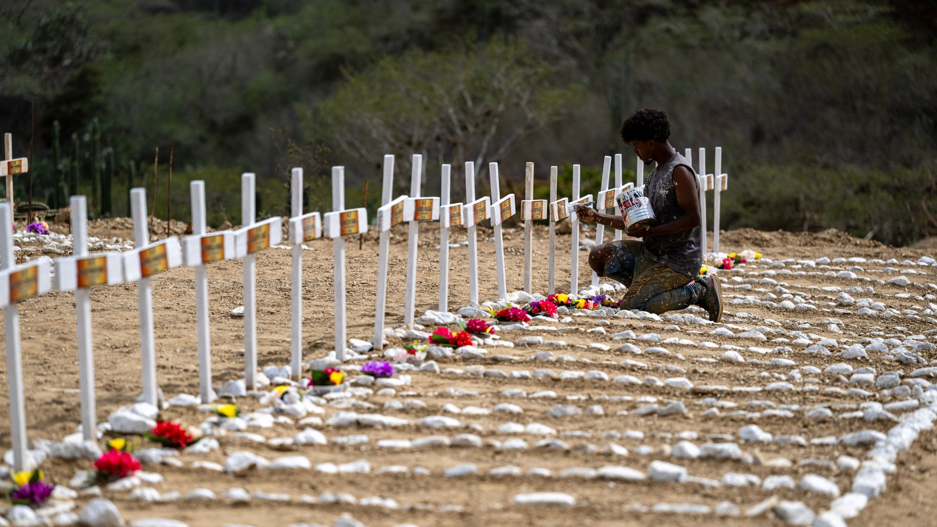 Cementerio La Esperanza en Catia La Mar, estado La Guaira, Venezuela | Foto AFP