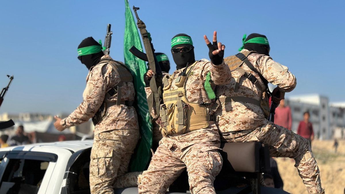 Terroristas de Hamás (AFP)