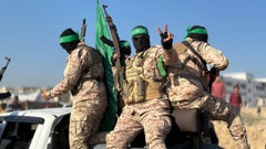 Terroristas de Hamás (AFP)