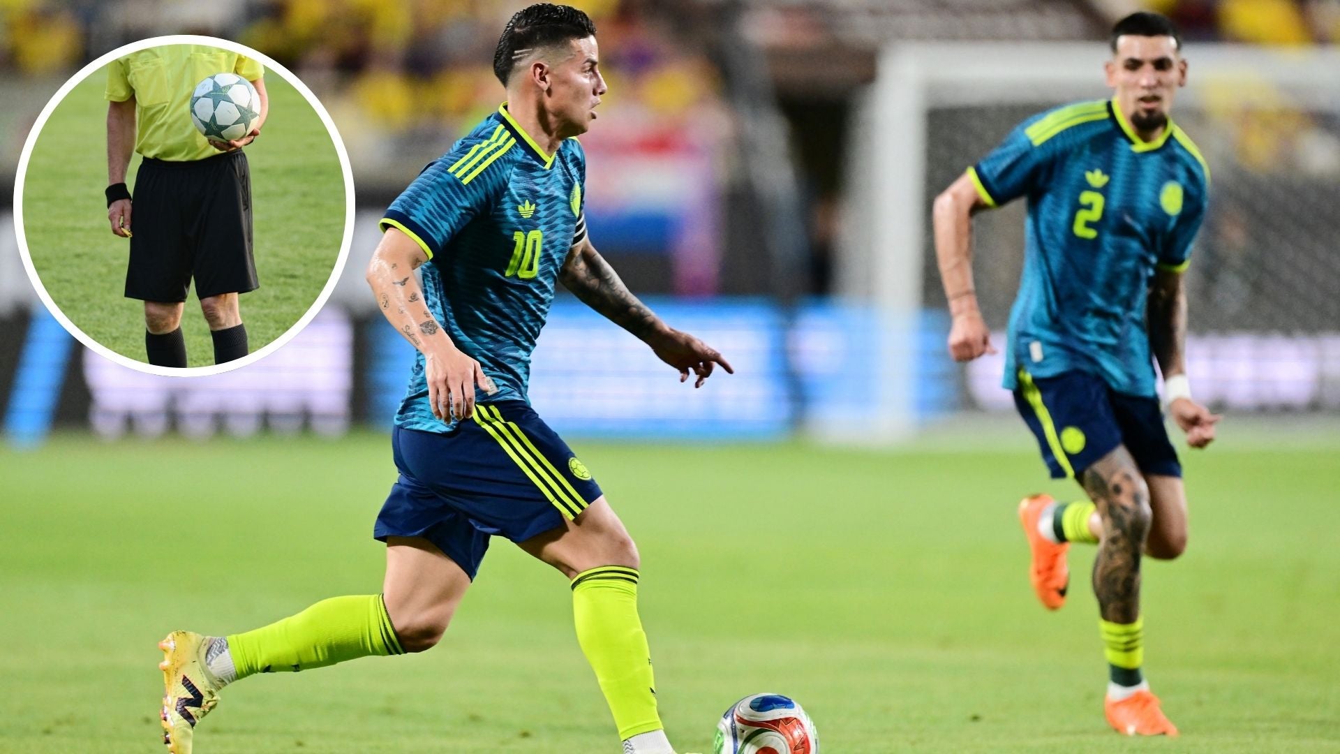 Selección Colombia ya conoce la terna arbitarl para el juego ante Suiza - Fotos: AFP/Canva