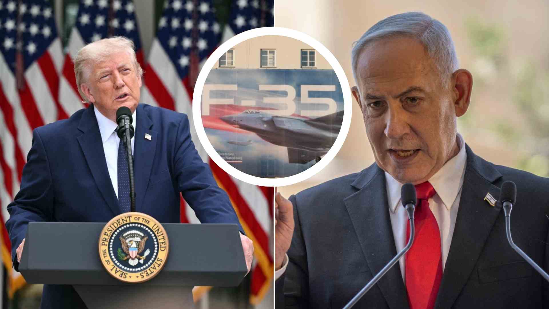 Donald Trump y Benjamín Netanyahu - AFP