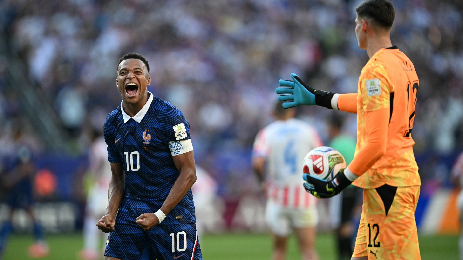 Kylian Mbappé, delantero de la Selección de Francia - Foto: AFP