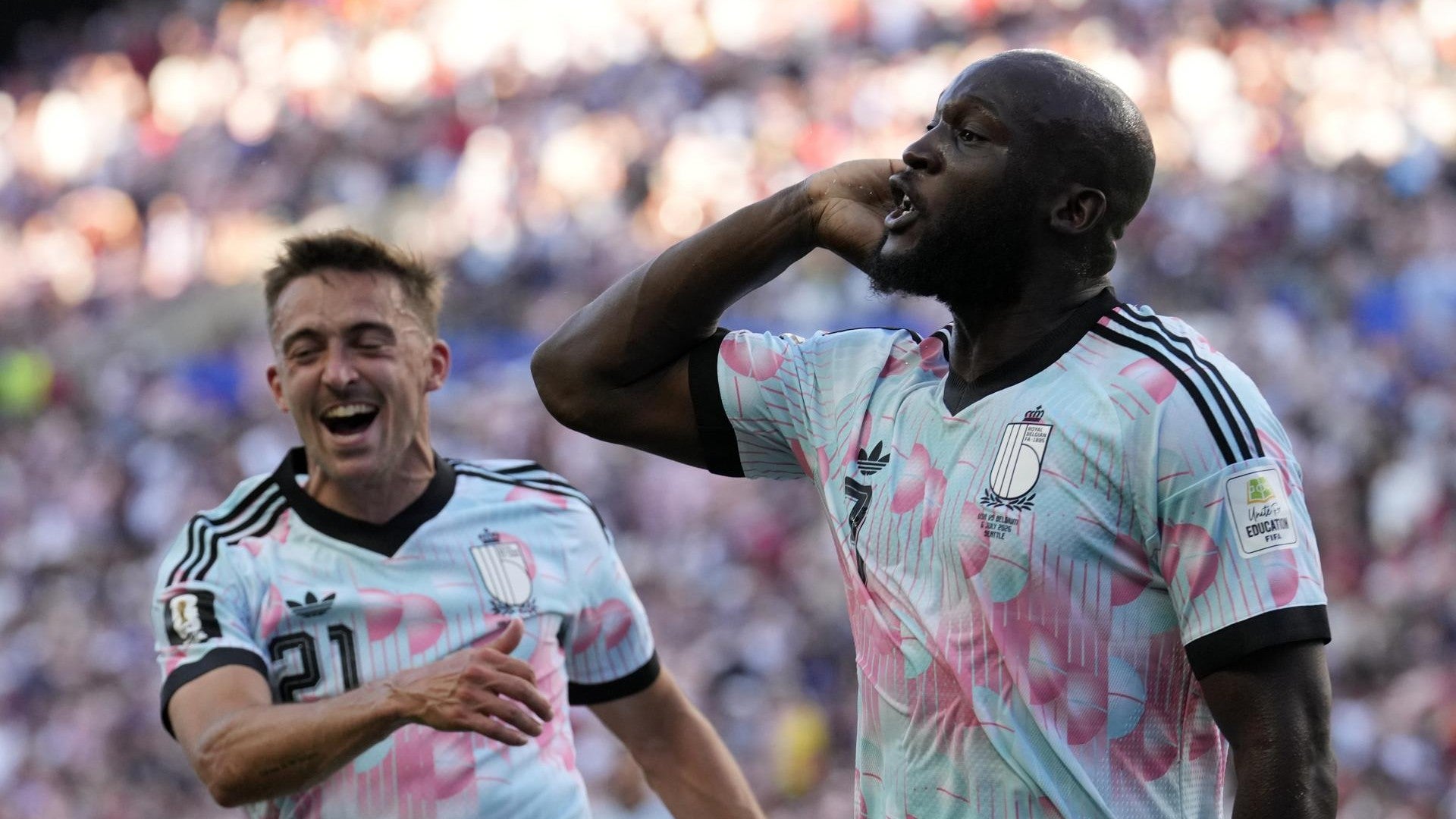 Selección de Bélgica celbra triunfo ante Estados Unidos en el Mundial 2026 - Foto: EFE