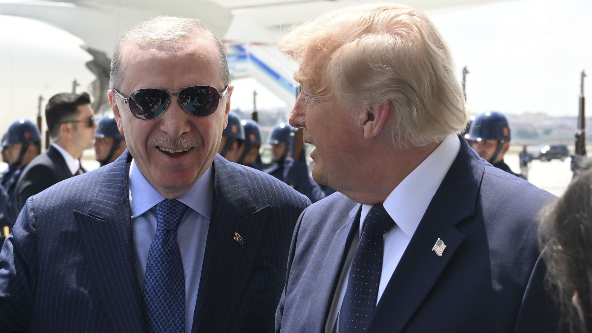 Donald Trump en la cumbre de la OTAN foto- EFE