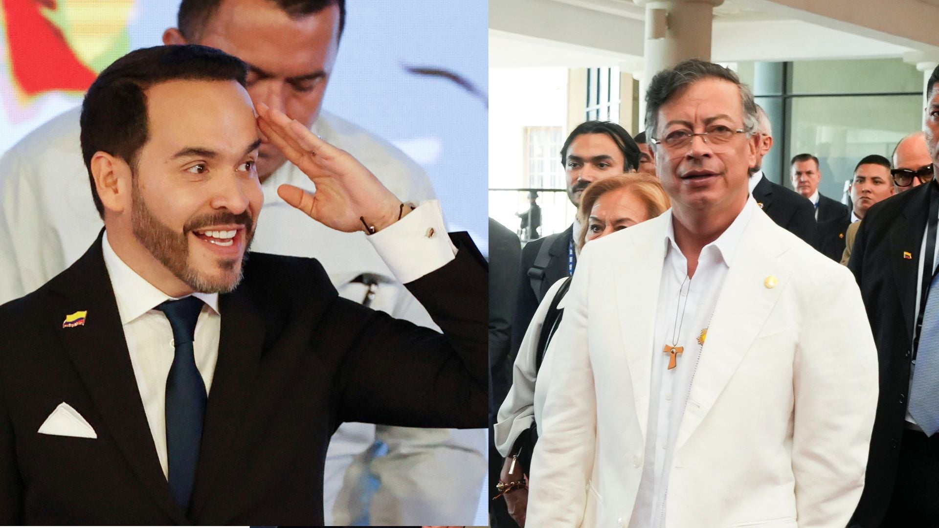 Abelardo De La Espriella y Gustavo Petro Urrego - EFE