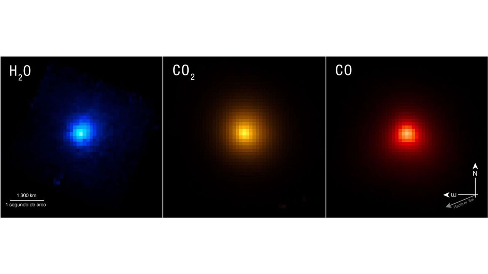 Telescopio James Webb captó indicios de la composición química específica del cometa 3I/ATLAS - foto NASA