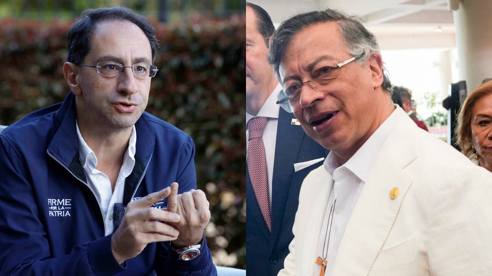 José Manuel Restrepo, vicepresidente electo de Colombia, y Gustavo Petro, presidente de Colombia - Fotos: EFE