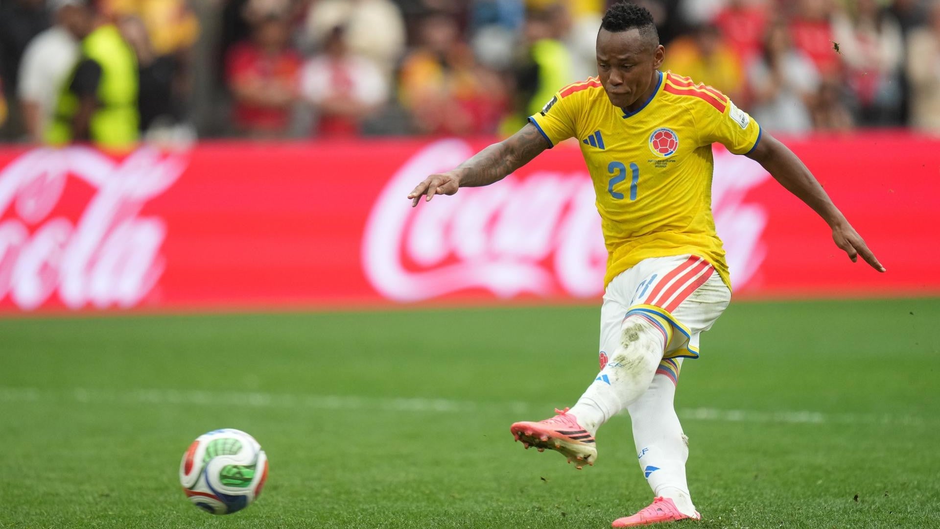Jaminton Campaz, jugador de la selección Colombia - Foto: EFE