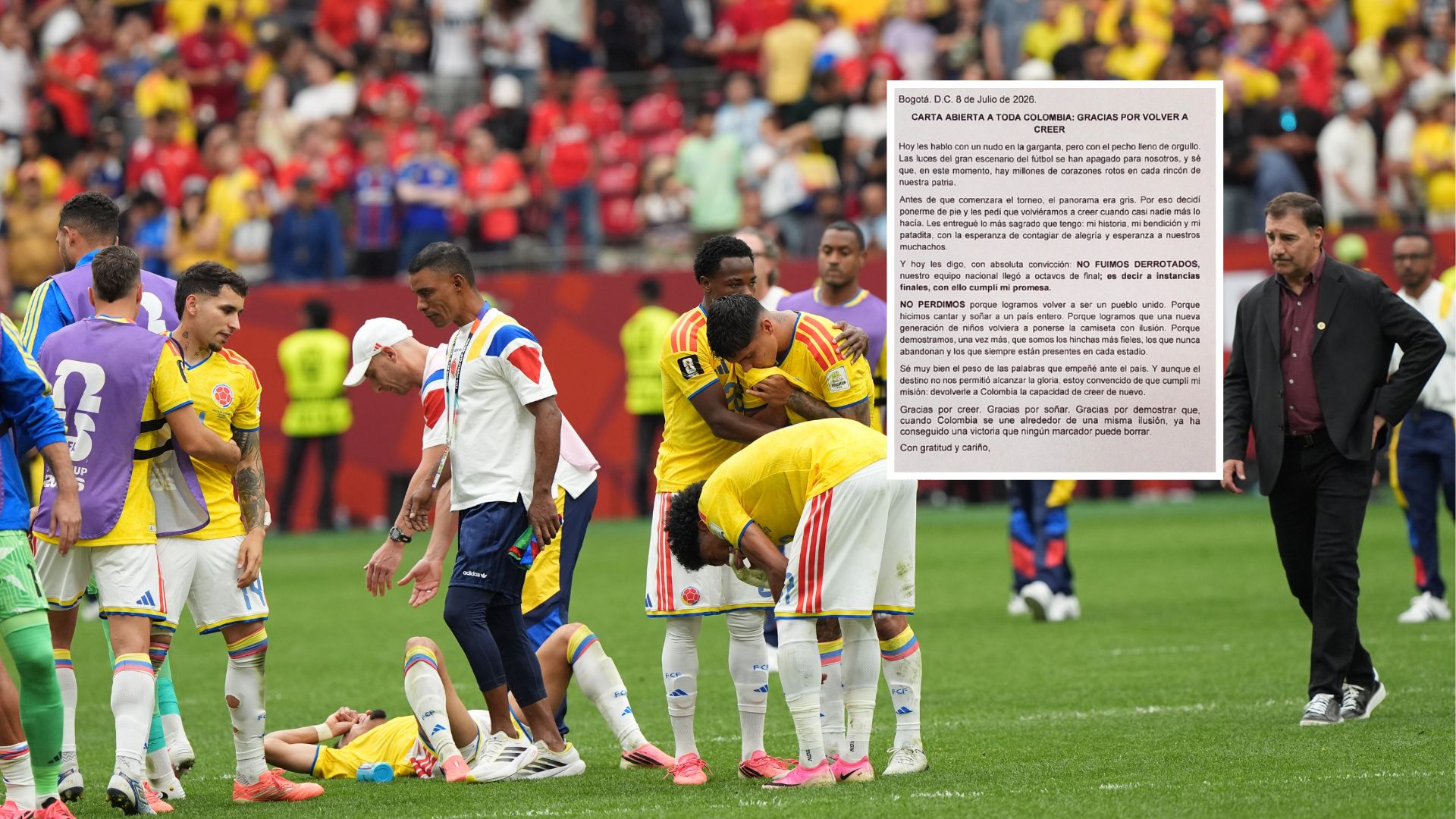 Fotos: selección Colombia - Foto EFE/ Carta - Redes sociales