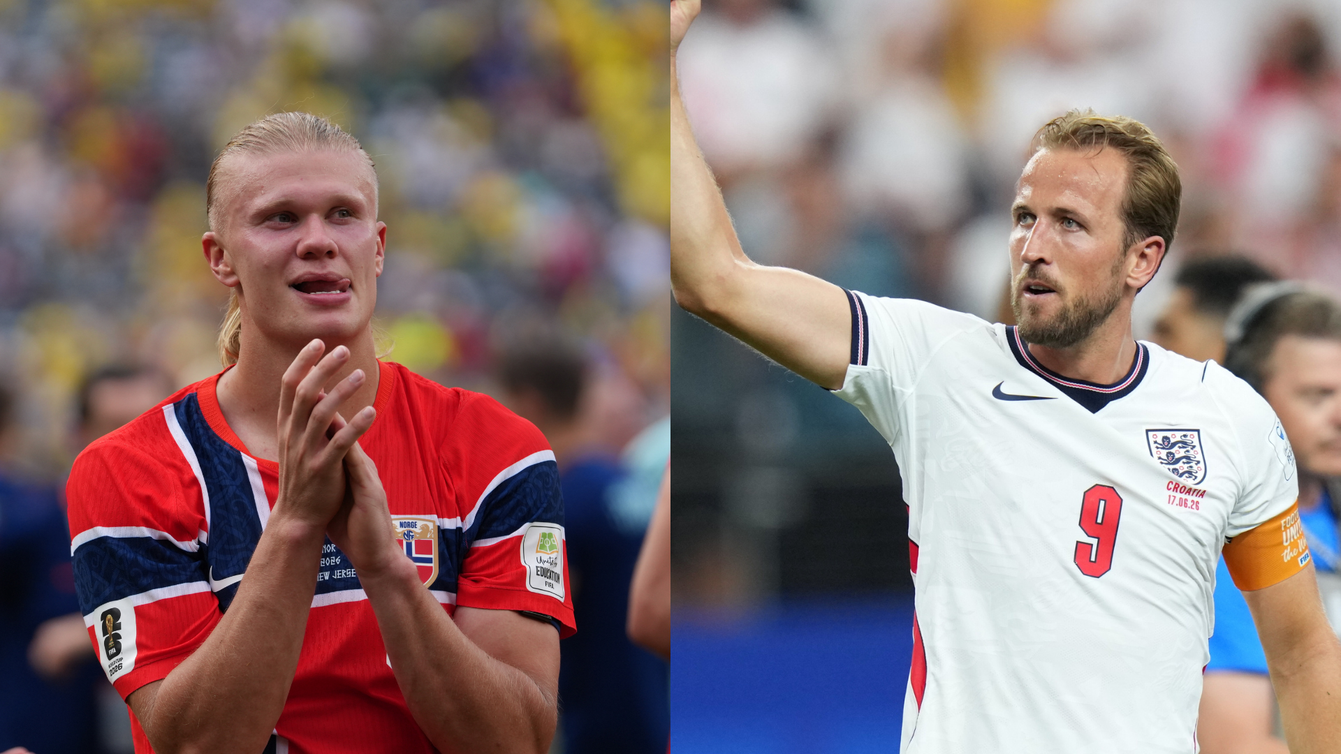 Erling Haaland y Harry Kane | Foto: EFE