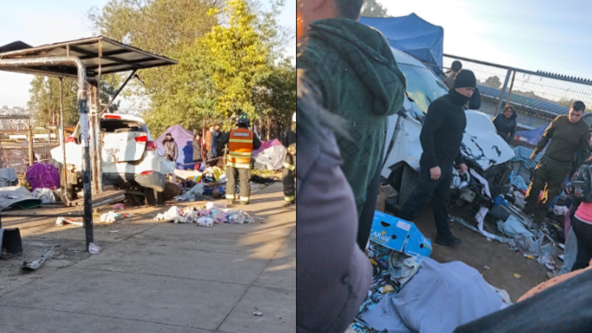 Conductor atropella y mata a seis personas en feria en Viña del Mar / FOTO: redes sociales