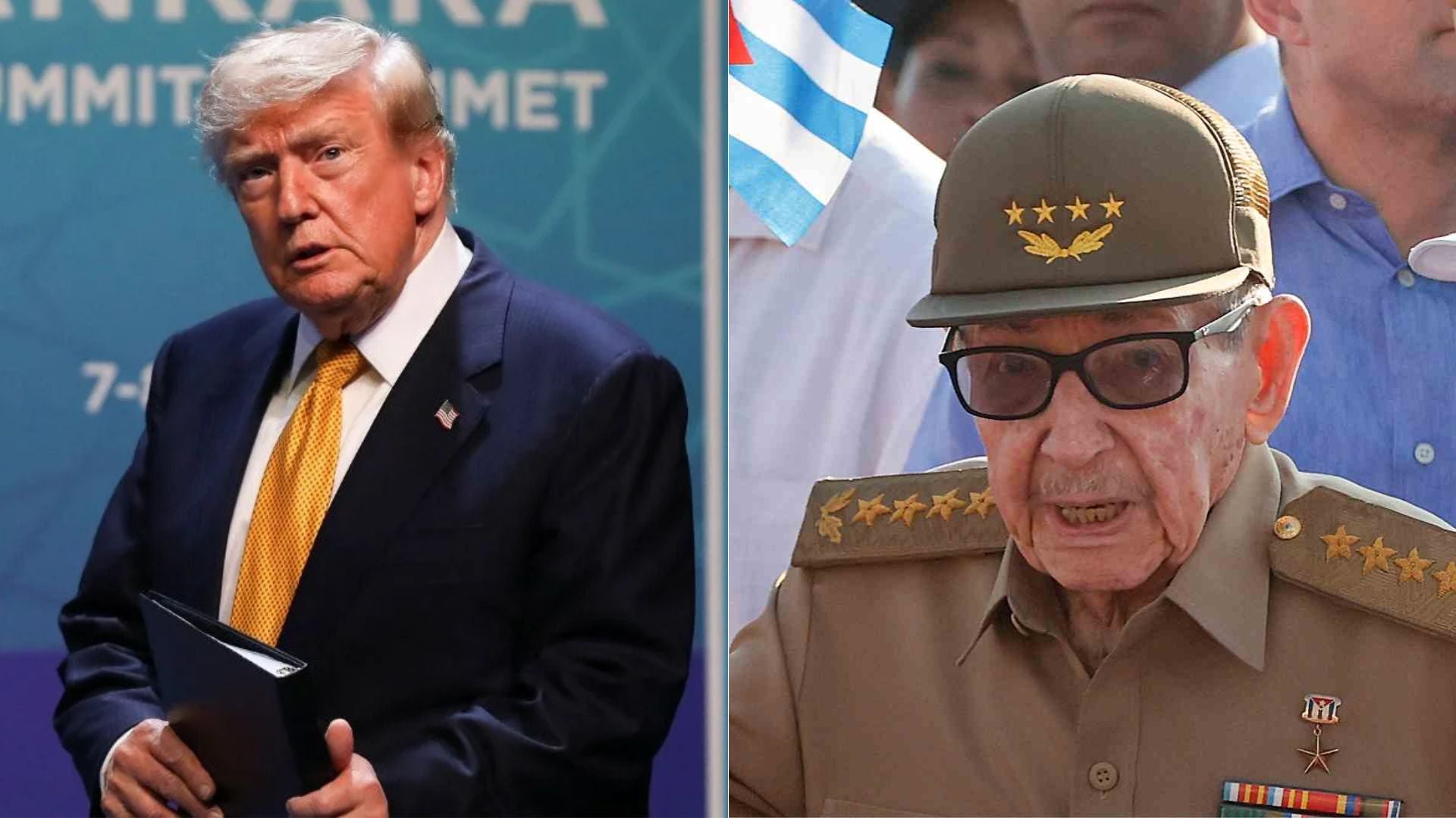 Donald Rump (AFP) - Raúl Castro (EFE)
