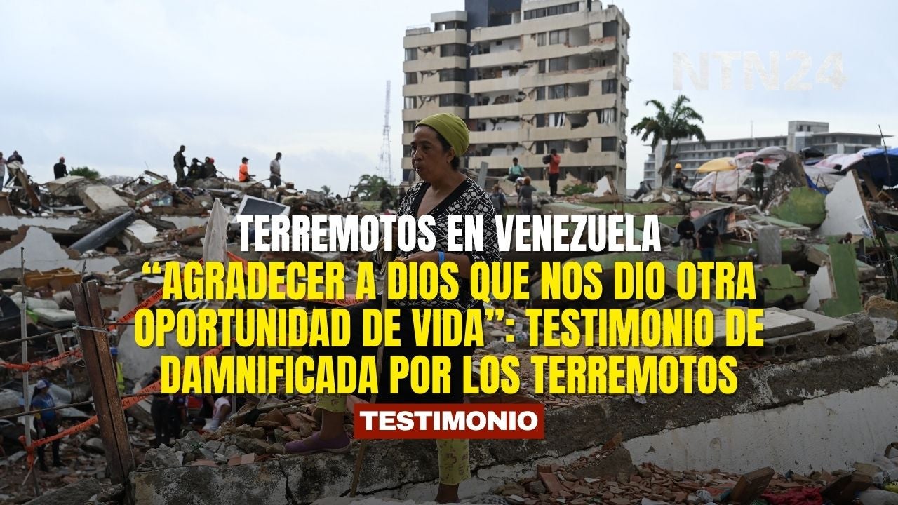 Damnificados por terremotos en Venezuela - Foto referencia: AFP