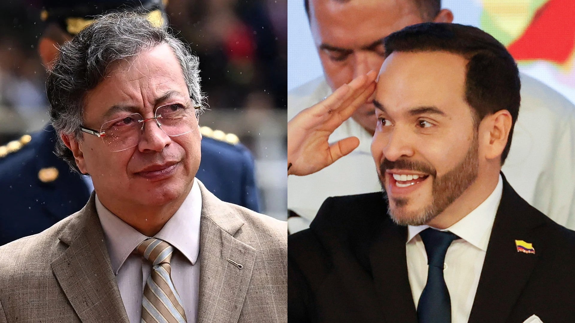 Gustavo Petro y Abelardo de la Espriella | Foto: AFP-EFE