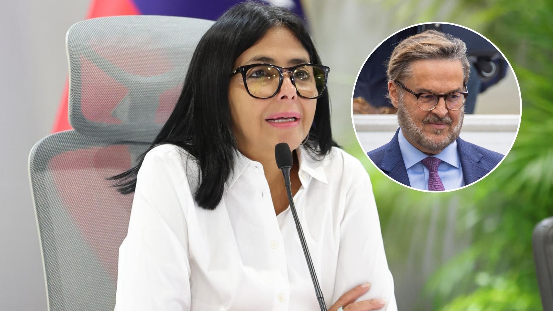 Delcy Rodríguez nombra a Félix Plasencia como nuevo canciller - Fotos: EFE
