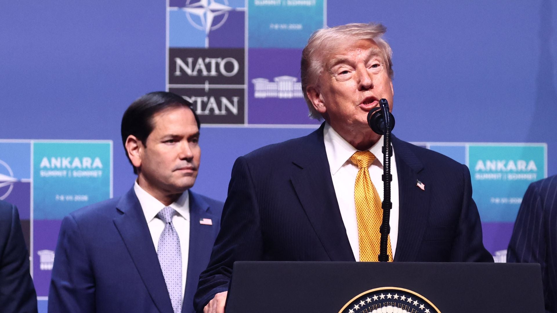 Donald Trump y Marco Rubio - Foto AFP