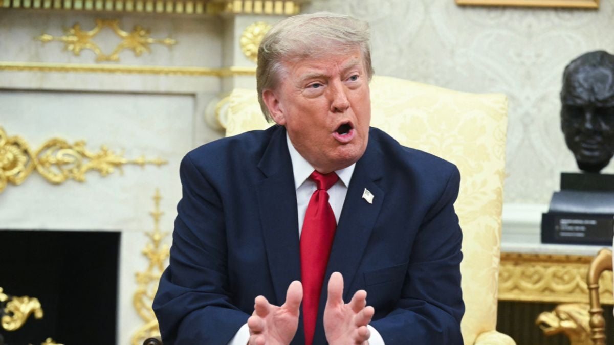 Donald Trump, presidente de EE. UU. (AFP)