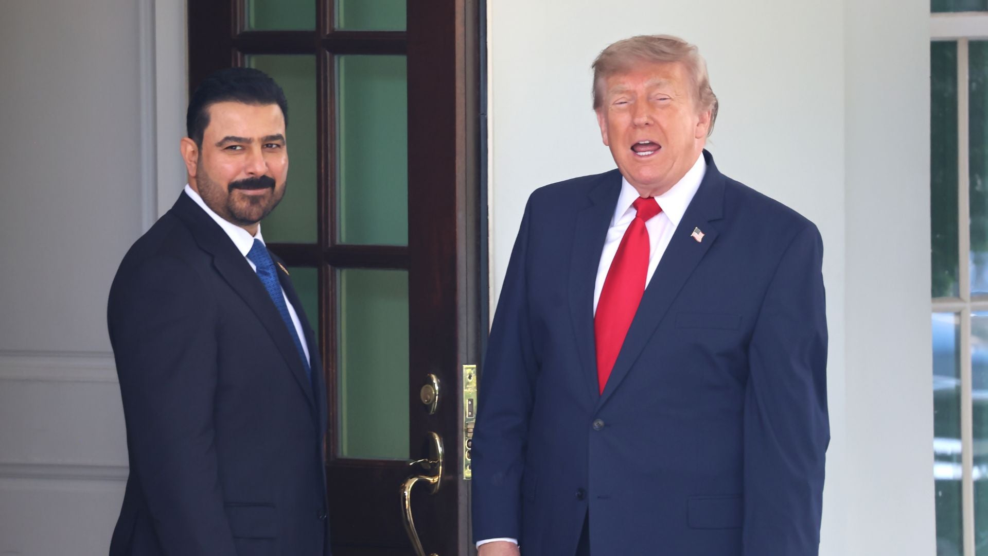 Donald Trump y Ali al-Zaidi - EFE
