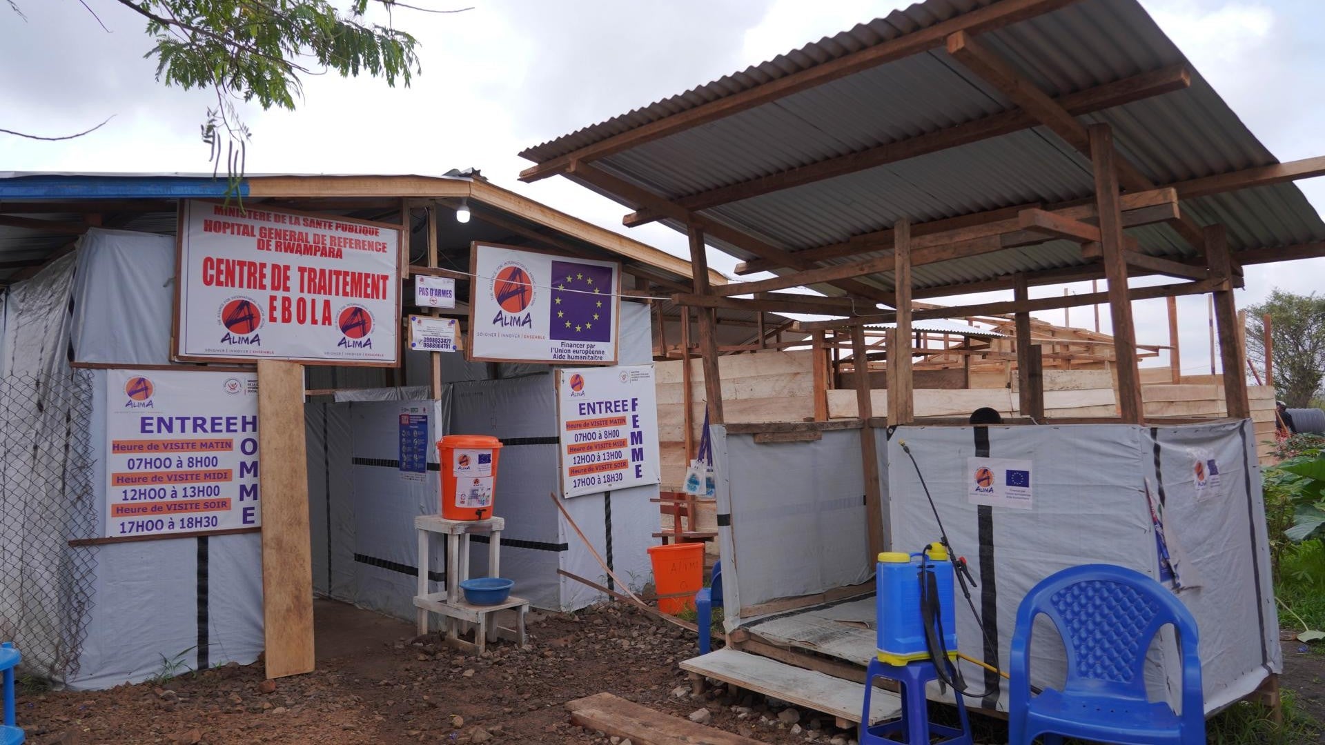 Centro de control del Ébola en la República Democrática del Congo- Foto: EFE