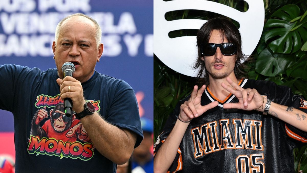 Diosdado Cabello y Danny Ocean (AFP)